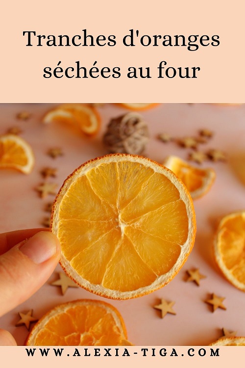 oranges séchées au four