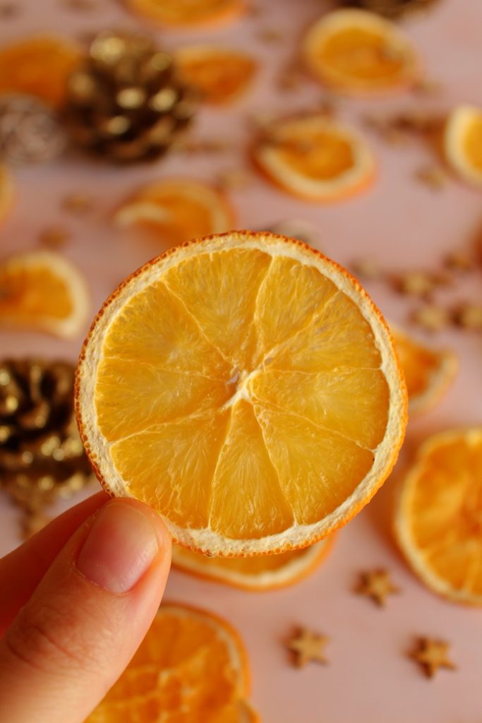 oranges séchées au four